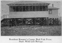 Resident keeper's camp, Red Fish Point, State Wildlife Refuge