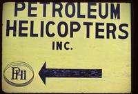 Sign for Petroleum Helicopters