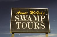 Swamp Tours sign