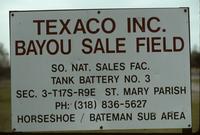 Texaco Inc sign