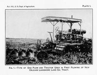 Disk plow and tractor