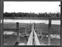 Tramway for hauling commercial Fish from boats to Dock at Jonesville.