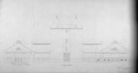 Cattle Barn architectural drawing, sheet 3