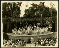 Stanocola Refinery Band at campus dedication ceremony, April 30, 1926