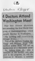 4 doctors attend Washington meet