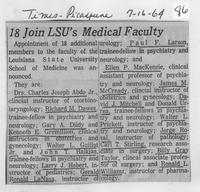 18 join LSU's medical faculty