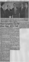 Heart Syptoms can be ulcer sign, ACG told