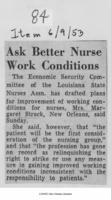 Ask better nurse work conditions