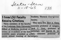 3 from LSU faculty receive citations