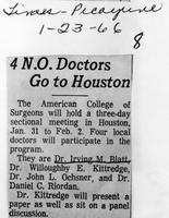 4 N.O. doctors go to Houston