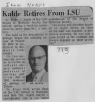 Kahle retires from LSU