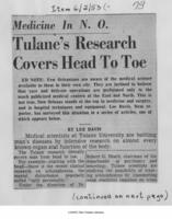 Tulanes research covers head to toe