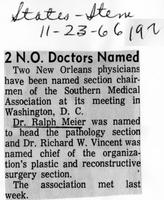 2 N.O. doctors named