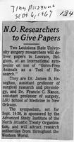 N.O. reseachers give papers