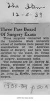 Three pass board of surgery exam