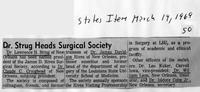 Dr. Strug heads surgical society