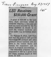 LSU Receives $250,000 Grant