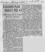Surgeons plan parley Feb. 4-7