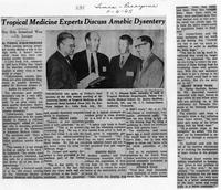 Tropical medicine experts discuss amebic dysentery