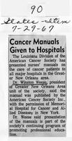 Cancer manuals given to hospitals