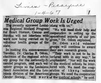 Medical group work is urged