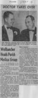 Doctor takes over; Weilbaecher heads parish medical group