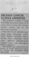 Orleans cancer clinics approved