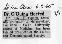 Dr. O'Quinn elected