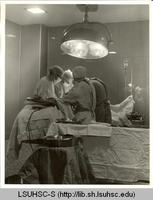 Operating room during a surgery