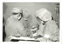 Operating room during surgery