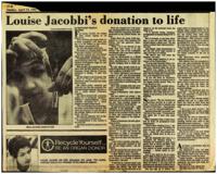 Louise Jacobbi's Donation to Life