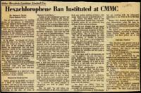 Hexachlorophene Ban Instituted at CMMC