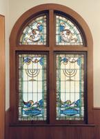 Temple Sinai windows