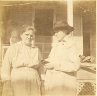Mrs. Leon Chavanne and daughter Marie