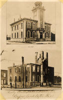Lake Charles, La City Hall before and after fire