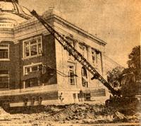 Courthouse excavation