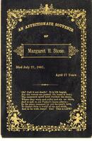 Margaret H. Stone Memorial Card