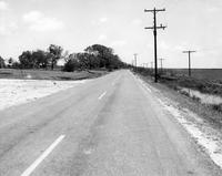 View Looking East of Highway 82 after Hurricane Audrey