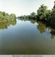 Cane River near Melrose Plantation in Natchitoches Louisiana in the 1960s