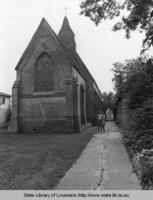 Christ Episcopal Church in Napoleonville Louisiana in the 1970s