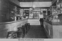 Interior of Doctor Paines Drug Store in Mandeville Louisiana
