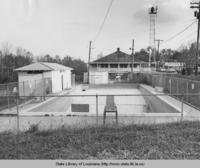Empty swimming pool in Napoleonville Louisiana