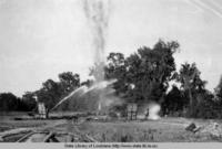 Oil well in Monroe Louisiana circa 1918