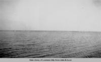 Gulf of Mexico at Grande Isle Louisiana in the 1930s