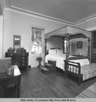 Interior view of Shadows on the Teche plantation home in New Iberia Louisiana in 1961