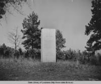 Monument in Memory of the soldiers of Bossier Parish in Bossier Parish Louisiana circa 1940s