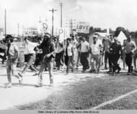 Louisiana State Police riot training in north Baton Rouge in 1967