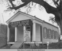Jim Bowie House Museum and Tourist Guide Center in Opelousas Louisiana circa 1966