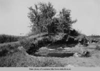 Indian Mound in Saint James Parish Louisiana in the 1930s