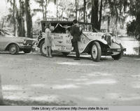 Cypress Lake at the University of Southwestern Louisiana campus in Lafayette Louisiana in 1968